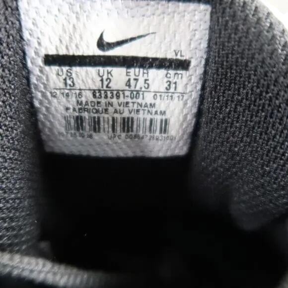 Nike Shoes Mens 13 Football Cleats Vapor Fastflex Athletic Sport Black White Vpr - Picture 12 of 15